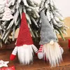 Красные рождественские декоративные статьи творческий подвеска безработная кукла Рождественская елка Подарок старик HH9-2601
