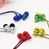 2024 Auricolare In-Ear originale Crack intrecciato cablato con microfono Auricolare a 5 colori Auricolari da 3,5 mm Auricolari Auricolari ad alta fedeltà per auto Earph