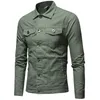 Men's Jackets Mens Jacket Solid Denim Coat Color Cowboy Simple Leisure Cultivate Casual Fashion Style Short