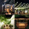 Edison2011 New 30 Leds Crystal Ball Solar Lamp Solar Led String Fairly Lights Garlands 정원 크리스마스 장식 야외