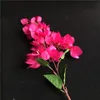 가짜 싱글 스템 bougainvillea 31.5 "길이 시뮬레이션 소엽 bougainvillea 홈 웨딩 장식 장식 인공 꽃