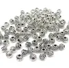 1000 pcs/lot perles argentées antiques entretoises perles accessoires de bijoux pour la fabrication de bijoux bricolage 4.5mm