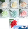 Shipping Dia 7.5cm Groothandel Charmante Kunstmatige Bruiloft Boeketten Lente Rose Bloemen Bloemen Bruiloft Home Hotel Desk Decoratie