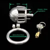 Male Device Cock Cage with Urethral Catheter Stainless Steel Penis Bondage Torture CBT Sex Toys for Him Latest Design XCXA220-JD1435829
