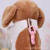 Étuis à crayons Mignon école cas Kawaii dessin animé chien pénalités crayon créatif en peluche animaux stylo sac garçons filles boîte jouets Suppiles