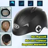 Hår regrow laser hjälm 64 medicinska dioder behandling håravfall lösning hår snabbt regrowth llt laser cap gratis glas