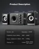 Freeshipping Full Range 3D Stereo Subwoofer 100% BASS PC Speaker Portable Music DJ USB Datorhögtalare för Laptop TV