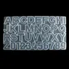 Small DIY Silicone Resin Mold for Letters Letter Mold Alphabet Number Silicone Molds Number Alphabet Jewelry Keychain Casting Mo4902083