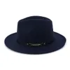 Cappello a tesa larga vintage stile fedora trilby nero panama chiesa uomo donna berretti jazz autunno inverno donna cappello in feltro di lana