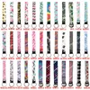75 Colors Neoprene Wristlet Keychains Lanyard Party Favor Serape Prints Strap Band Split Ring Key Chain Holder Hand Wrist Keychain For Girls/Women