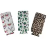 Slim Can Sleeve Sunflower Neoprene Isolator Cooler Baseball Can Holder Water Bottle Cover Botte Case Pouch Leopard Flower