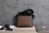 Luxe Portemonnee Designer Heren en Dames Crossbody Bag Schoudertassen Hoge Kwaliteit Gray Brown Color Unisex Lederen Handtassen