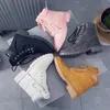 Autumn Winter Winter Women Boots Trend Zipper Deisgn Pu Leather Shoes Ladies Ankle Boots Largesize 42 Pink Woman Boot Botas Mujer 201104