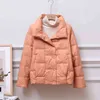 Spring and Autumn Down Jacket Women's Jackets Stand-Up Collar Coat for Women Light Outerwear Female Korean Tops 211221