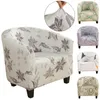 Stol täcker stretch club tryckt blommor badkar soffa täcker fåtöljer slipcover enda säte för barräknare vardagsrum5934537