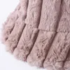 Moda Solid Stripe Faux Fur Kobiet Winter Wiadro Kapelusze Miękkie Ciepłe Grube Kapelusze Rybackie Lady Girl Panama Outdoor Travel Basen Cap