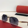 Erkekler ve Kadınlar İçin Güneş Gözlüğü 2022 Tasarımcı Vintage Yaz Tarzı NTI-Ultraviyole Pembe Retro Plaka Oval Çerçevesiz Sürüş Balıkçılık Moda Rastgele Kutu