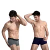 남성 속옷 복서 면화 맨 착용 가능한 단단한 복서 쇼트 맨 복서인 권투 선수 Homme Pack LJ200922