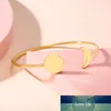 Minimalist Sun Amd Moon Gold Bangle Cuff Bracelet for Women Mom Gifts No Fade