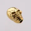 DIY Handmade Charm Gold/Silver/Black Plated Stainless Steel Skull Charms SSSK0947