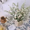 FSISLOVER Deco DIY Floral Tischdecke Baumwolle Tischdecke Runde Tischdecken Esstisch Abdeckung Obrus Tafelkleed Kaminsims Mesa Nappe T200707