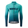New Style Morvelo 2020 Mens 사이클링 유니폼 긴 소매 셔츠 자전거 자전거 사이클링 Quickdry Moutain 자전거 의류 통기성 6749079