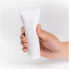 15 ml 30 ml 50 ml 100 ml Bouteille en plastique vide Squeeze Crème cosmétique Tube souple Dentifrice Lotion Conteneur d'emballage avec capuchon rabattable