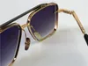 sunglasses men design metal vintage eyewear fashion style square frameless UV400 lens with original case