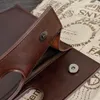 Teczki Szalone Koń Skórzane Retro Teczki Mężczyźni IPad Dokument Stereotypowany Torba Zipper Kopiter Mężczyzna Business Casual Torebag Satchels