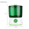 FreeShipping Digital Home DIY Sprouts Maker 2 Camada automática Germinator elétrica sementes de legumes Mudas Crescimento Bucket