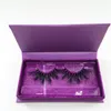 25mm minkfransar Tomt Lash Packing Box Custom Logo Glitter Dramatic Eyelashes Case Cute Fruit Packing Box