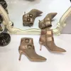 Nouveau style classique design de mode femme bottines talons hauts femmes bottes en cuir véritable de haute qualité pompes chaussures TIANQIHUANG 201105