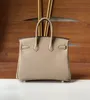 Designers Handbag Brand Purse 25 cm Tapis en cuir authentique entièrement fait à la main