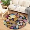 Modern Round Children Bedroom Bedside Mat Living Chair Large Carpet Home Kids Room Decorative Anti-Slip Floor Rugs 201212