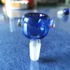 Najnowsze Kolorowe Pyrex Glass Handmade Palenie Bong Przenośne 14mm 18mm Mężczyzna Miska Filtr Oil Rigns Wig Wag Container Waterpipe Holder DHL Free