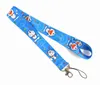 20Pcs Anime Cat Lanyards Keychain Pass Gym ID Card Badge Holder Mobile Phone case Neck Straps DIY Hang Rope Webbing Ribbon Accessories