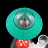 7 "UFO siliconen hand water rokende pijpen met glazen kom draagbare festival cadeau fabriek prijs elektrische dab rig