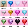 18 Inch Love Heart Foil Balloon 50pcs/Lot Children Birthday Party Decoration Balloons Wedding Party Decor Balloons