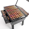 180 couleurs professionnel ombre à paupières Palette maquillage ensemble avec brosse miroir rétractable fard à paupières maquillage cosmétique Case4755661