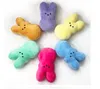 Party Favor Easter Bunny Leksaker 15cm Plush Toys Kids Baby Happy Eterers Kanin Dolls 6 Färg RRB13595