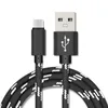 Cavo USB Cavi di tipo C Adattatore Sincronizzazione dati Ricarica Telefono Spessore Forte intrecciato micro Premium