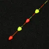 100Pc Terminal Tackle Moveable Float Tail Eye-catching Beans Sensitive Signal Sender Visualable Red/Yellow Fishing Tackle