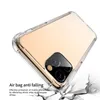 Bra fall anti-knock kisel för iPhone 15 13 14 12 11 Pro xs max xr x 8 6s 7 plus fodral färgglad gel airbag tpu Clear Soft Cover Samsung 23