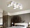 Black / White LED Ceiling Light Study Living Room Bedroom Indoor Ceiling Lamp Modern Nordic Creative Fixture With Remote Control