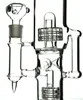 16-calowy szklany bong podwójna kameralna filtr opony olejowej DAB RIG 14MM staw palenia rury wodnej turbiny perkolator górne otwarte szklane bongs