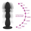 NXY Vibrators Thrusting Dildo Big Butt Plug Anal Wireless Remote Control Male Prostate Massager Anus Toys for Men 220106