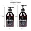 3 in 1 Set Bathroom Soap Dispenser 500ml Shampoo Body Wash Hair Conditioner Bottle Plastic Storage Press Pump Sub bottle 211222