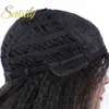 Lans crépus bouclés Afro cheveux perruques Ombre perruque synthétique 150 g/pcs pour les femmes partie moyenne femmes noir naturel femme perruques