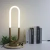 Nordic Creative LED Lampa stołowa 360 ° Blow Sypialnia Badanie Badanie