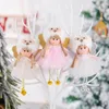 Nova Natal enfeites de natal boneca creativo anjo pingente de árvore de natal pingente de boneca de pingente boneca casa festa decoração y201020